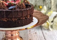 طرز تهیه کیک شیفون شکلاتی