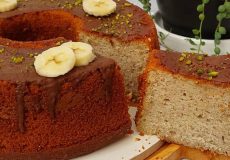 طرز تهیه کیک شیر موز