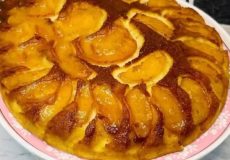 طرز تهیه کیک سیب و کارامل