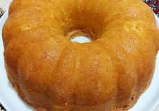 طرز تهیه کیک زعفران و گلاب