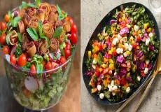 چند مدل سالاد + چند مدل سالاد خوشمزه ترند باب دل هر سن و جنس و ذائقه ای