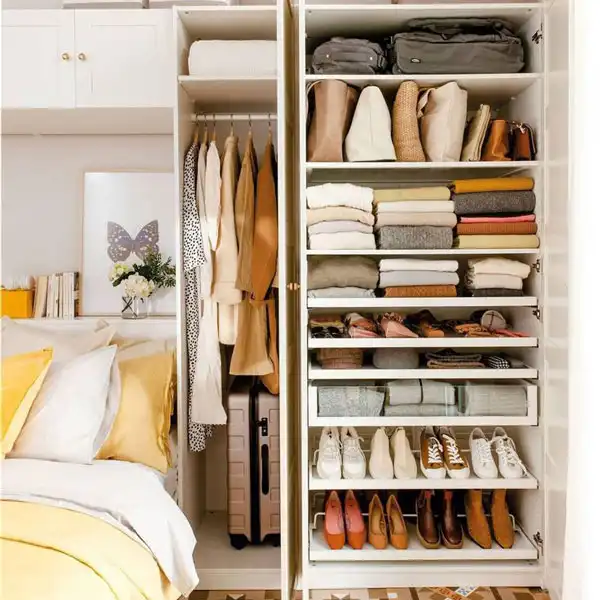 چیدمان کمد دیواری اتاق خواب+ شیک ترین چیدمان کمد دیواری اتاق خواب امسال