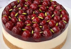 طرز تهیه چیز کیک گیلاس