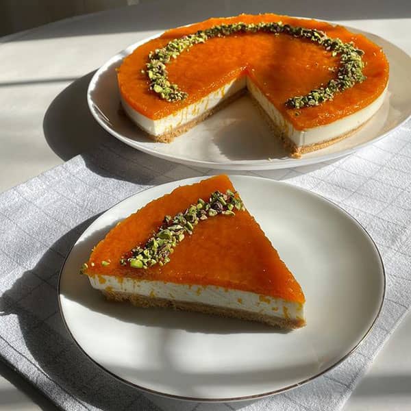 طرز تهیه چیز کیک کدو حلوایی