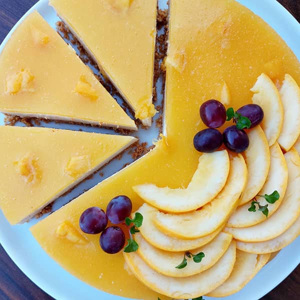 طرز تهیه چیز کیک انبه , دستور پخت چیز کیک یخچالی انبه