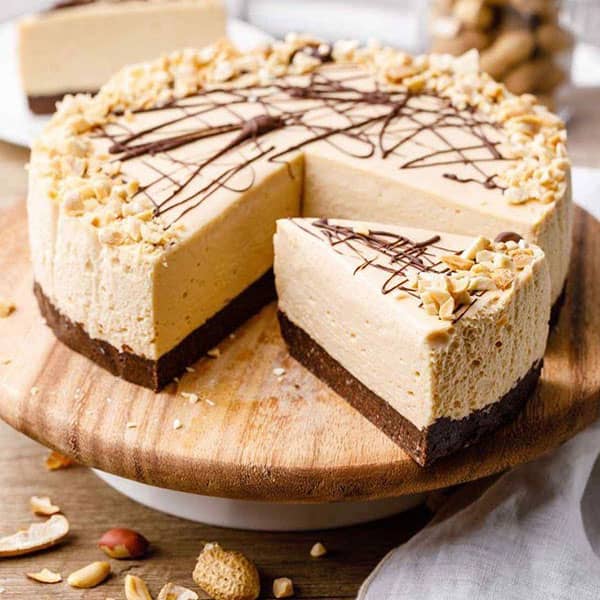 طرز تهیه چیز کیک بادام زمینی , دستور پخت چیز کیک بادام زمینی