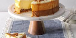 طرز تهیه چیز کیک کاراملی مجلسی با طعمی بی نظیر