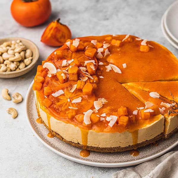 طرز تهیه چیزکیک خرمالو , دستور پخت چیزکیک خرمالو