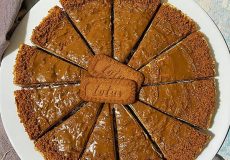 طرز تهیه چیز کیک لوتوس