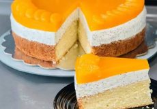 طرز تهیه چیزکیک نارنگی