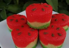 طرز تهیه کاپ کیک هندوانه ای