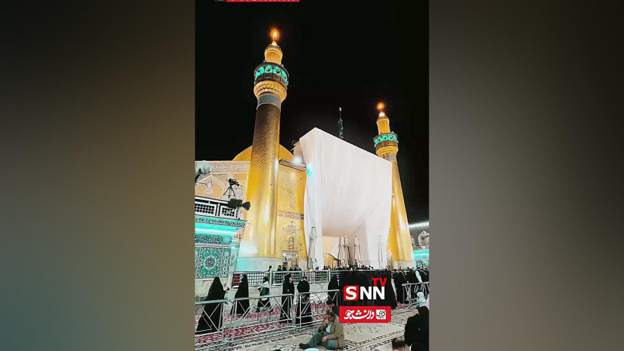 تصاویر زیبایی از ایوان طلای جدید حرم امیرالمومنین