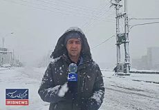 تصاویری از حجم باورنکردنی برف در جاده سوادکوه!