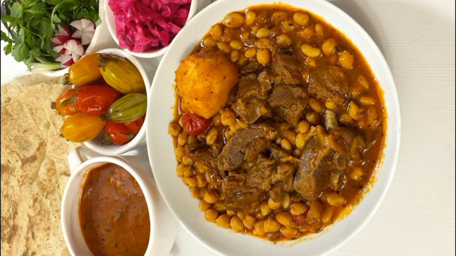 طرز تهیه آبگوشت اصیل سنتی قهوه خانه ای مجلسی و خوشمزه / آبگوشت خوشمزه خانگی
