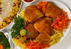 طرز تهیه زرشک پلو با مرغ مجلسی ساده وخوشمزه خانگی رستورانی/ مرغ سس دار رستورانی