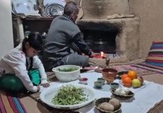 غذای روستایی در ایران؛ پخت آبگوشت مرغ به روشی متفاوت