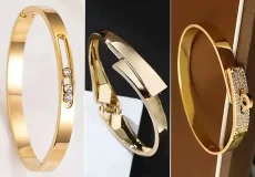 دستبند طلا مدرن زنانه