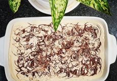 طرز تهیه دسر ابر و بادی