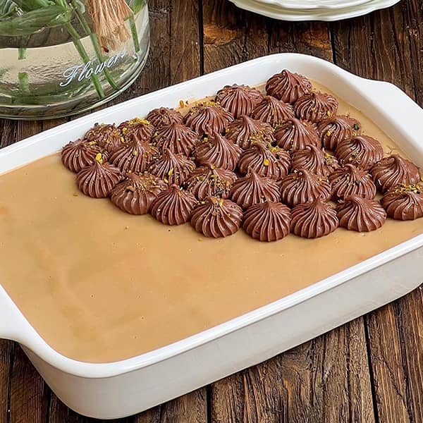 طرز تهیه دسر نسکافه بیسکویتی