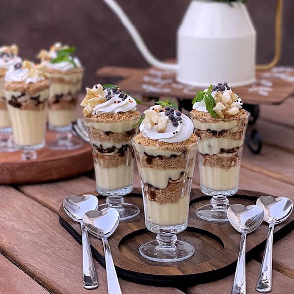 طرز تهیه دسر پارافه موز, دستور پخت دسر پارافه موز