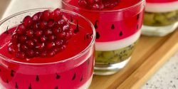 طرز تهیه ژله یلدایی به شکل هندوانه و طعمی بی نظیر