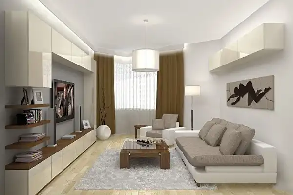دیزاین پذیرایی مستطیل + دکوراسیون فوق‌العاده با دیزاین های ترند پذیرایی مستطیل 