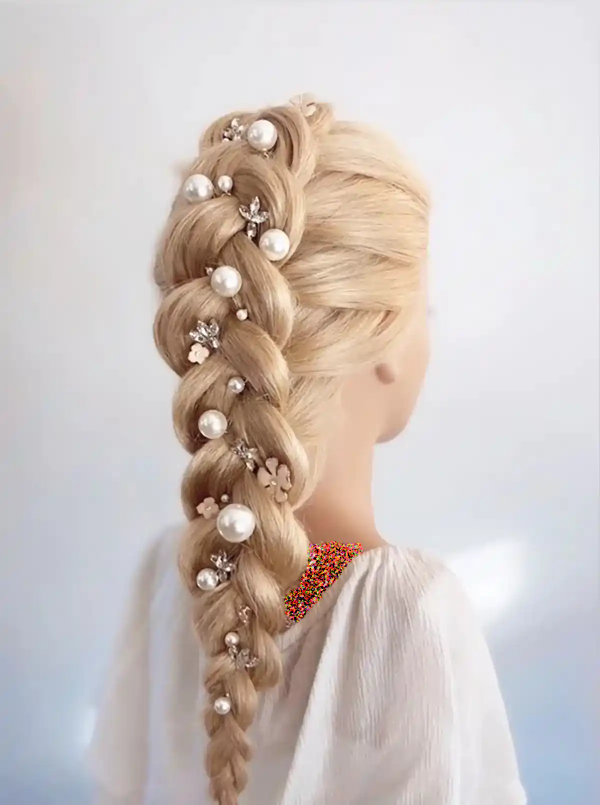 دیزاین مو با مروارید ترند
