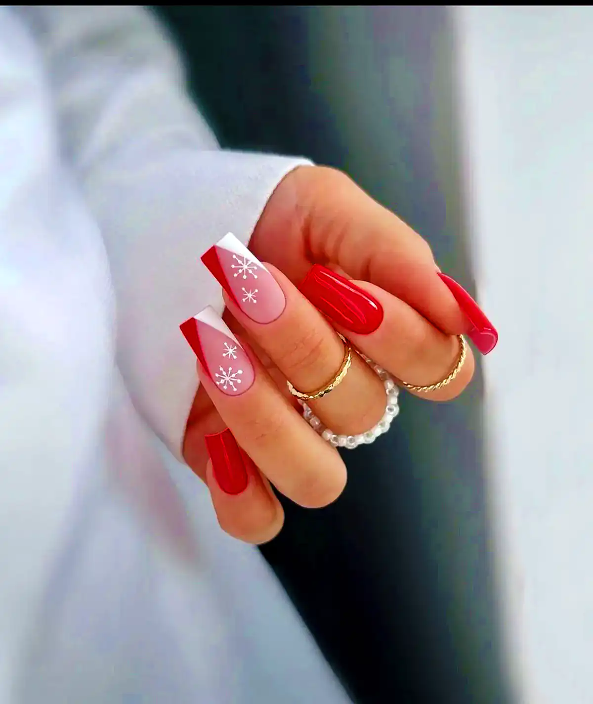 دیزاین ناخن فرنچ لاکچری
