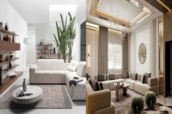 دیزاین پذیرایی مدرن + زیبایی و کارایی دوشا دوش هم در دیزاین پذیرایی مدرن