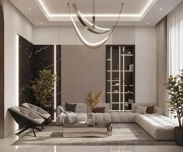 دیزاین پذیرایی مدرن + زیبایی و کارایی دوشا دوش هم در دیزاین پذیرایی مدرن