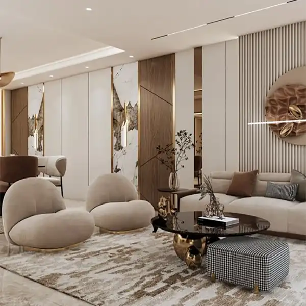 دیزاین پذیرایی مدرن + زیبایی و کارایی دوشا دوش هم در دیزاین پذیرایی مدرن