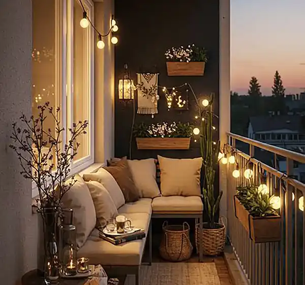 دیزاین بالکن کوچک + جدید ترین دیزاین بالکن کوچک سال