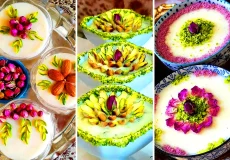 دیزاین دسر مهلبیه عربی