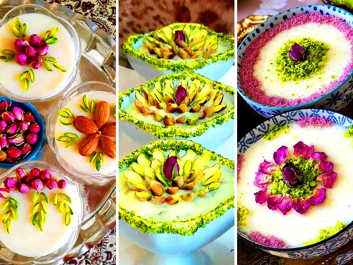 دیزاین دسر مهلبیه عربی