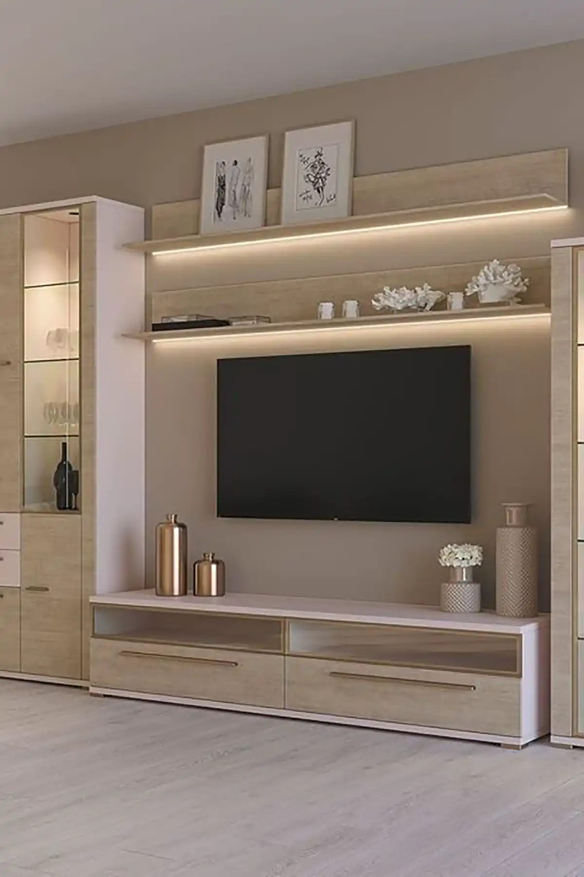دیزاین دیوار تی وی