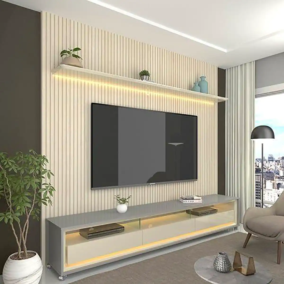 دیزاین دیوار تی وی