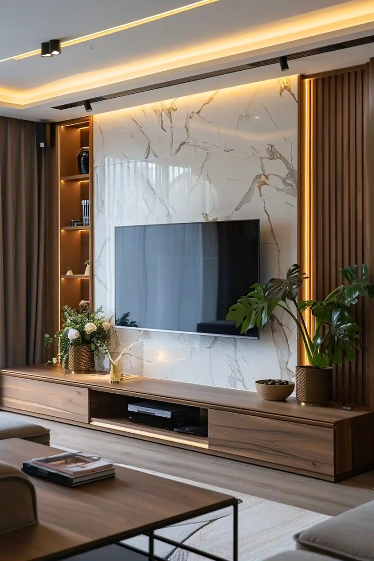 دیزاین دیوار تی وی