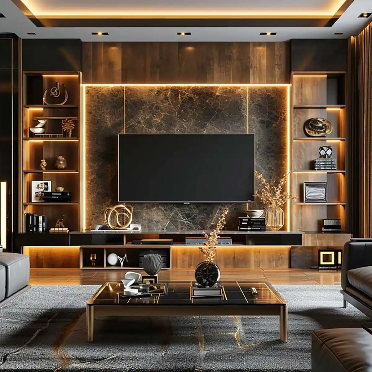 دیزاین دیوار تی وی