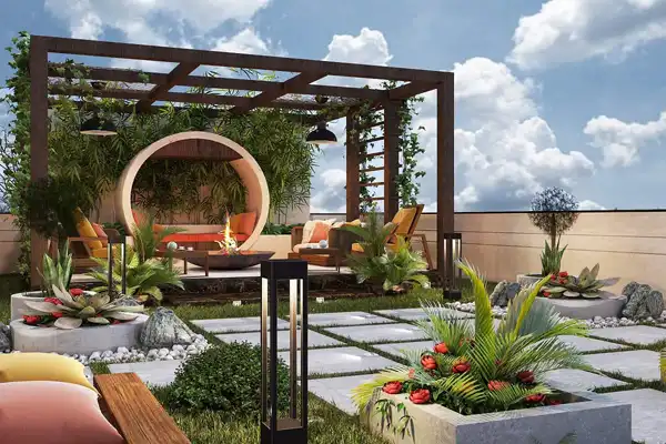 دیزاین پشت بام + ایده هایی جذاب و خلاقانه برای دیزاین پشت بام خانه