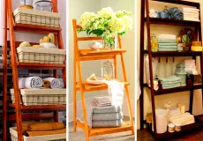 استند چوبی حمام