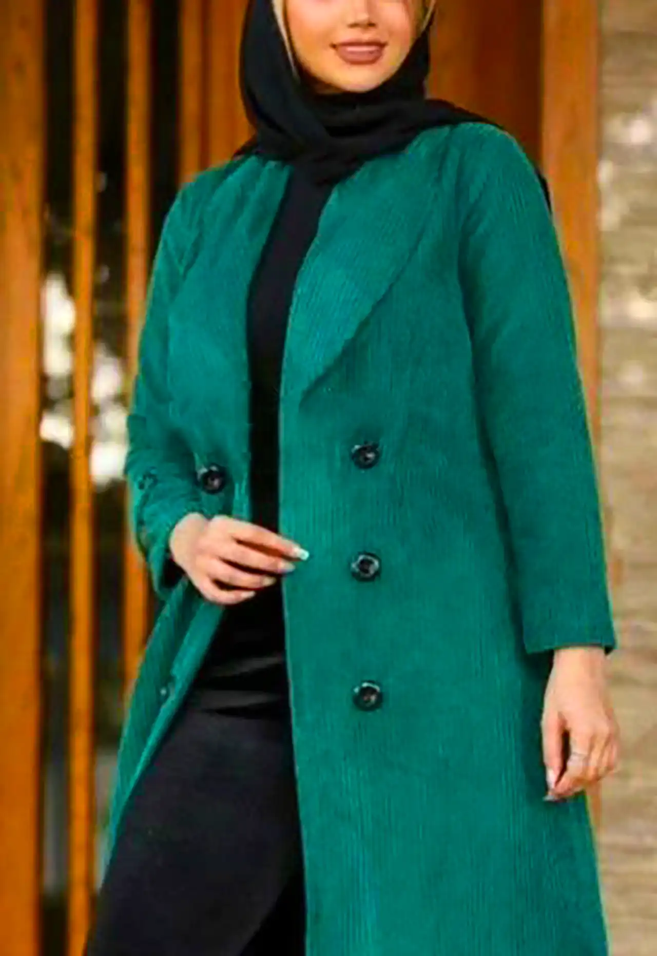 استایل زنانه با رنگ سبز