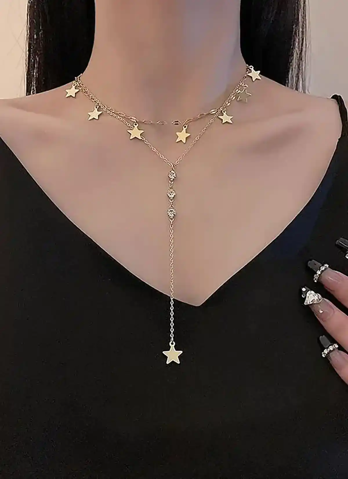 گردنبند ستاره ای طلا ترند