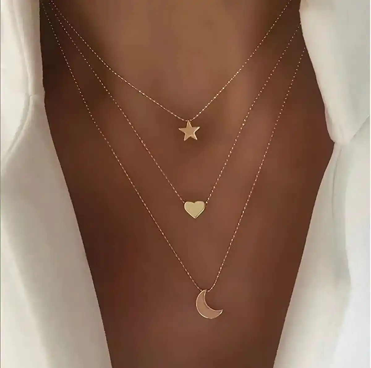 گردنبند ستاره ای طلا ترند