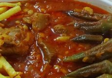 طرز تهیه قیمه بامیه