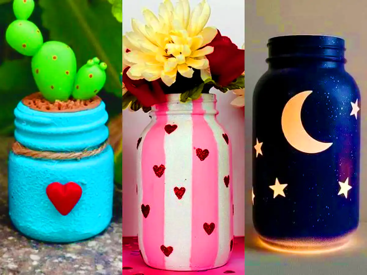 گلدون شیشه ای دست ساز