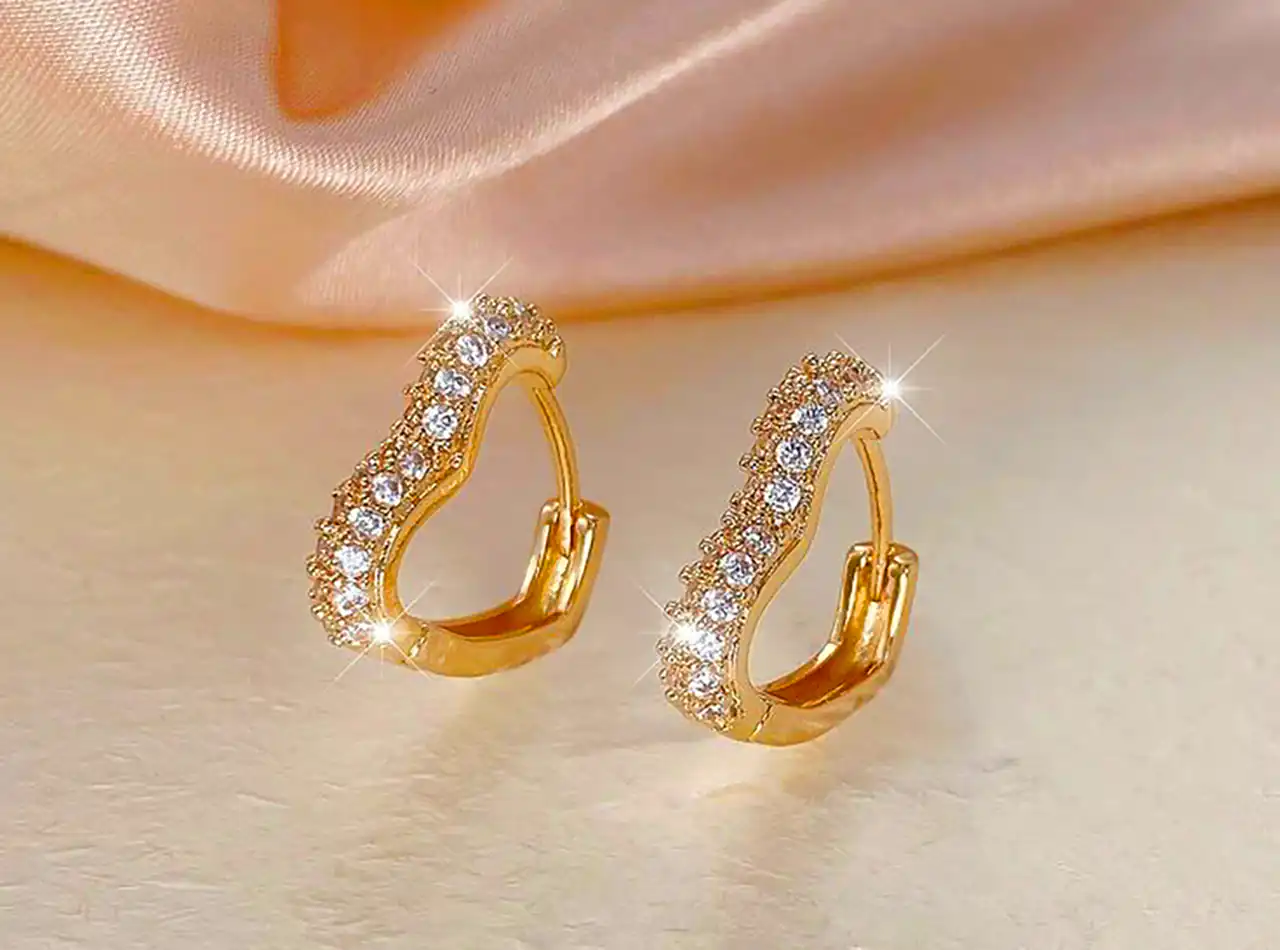 گوشواره نگین سوارسکی