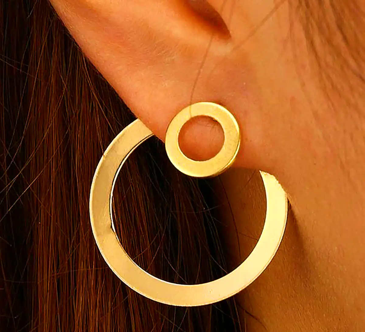 گوشواره حلقه ای مدرن
