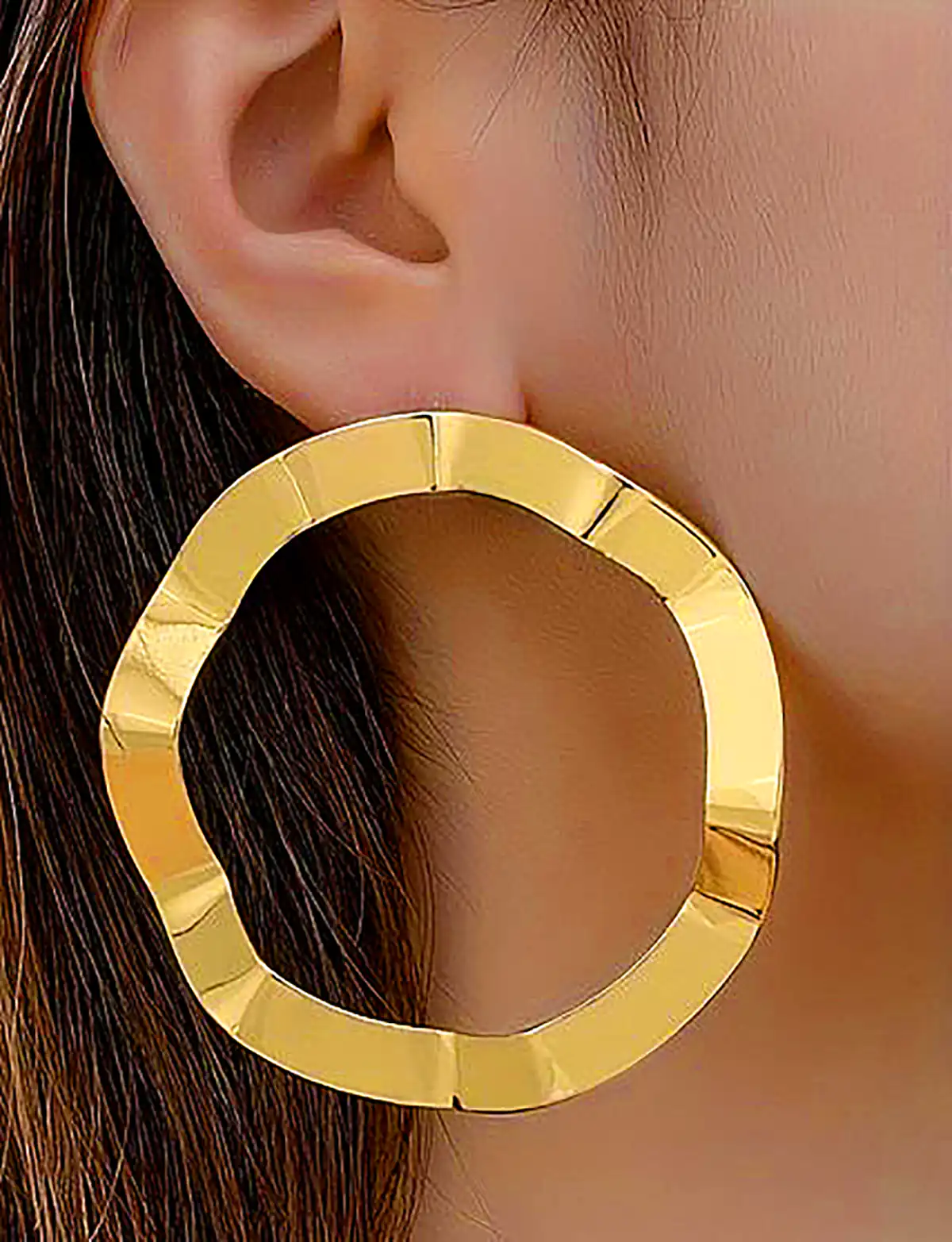 گوشواره حلقه ای مدرن