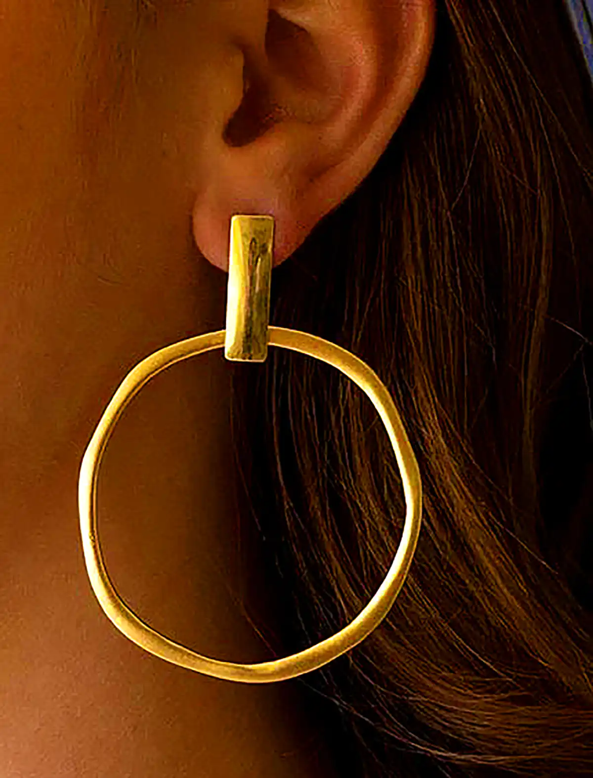 گوشواره حلقه ای مدرن