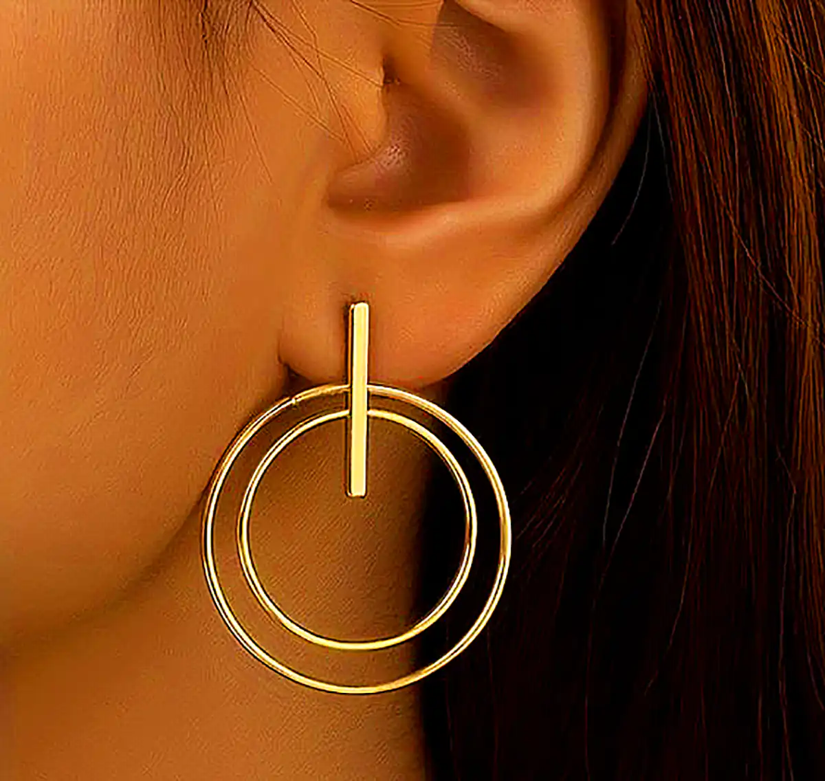 گوشواره حلقه ای مدرن
